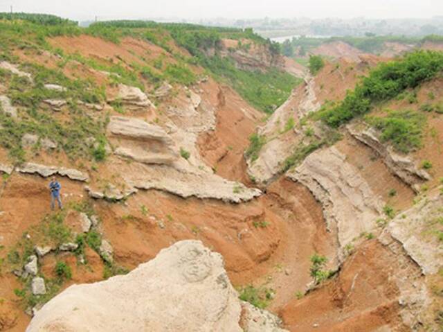 金岗口恐龙峡谷景观。