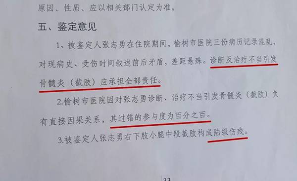  司法鉴定意见书。