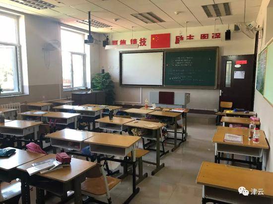  玉泉路校区教室，今后会成为分流的黄庄学校小学部的教室