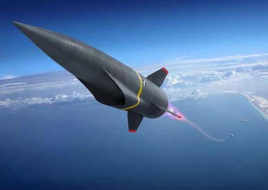 ▲资料图片：未来高超音速导弹想象图（图片来源于网络）