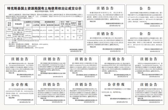 △因为申请注销的公司太多，《伊犁日报》8月27日仅一天就刊登了25则“注销公告”（图自中国经济网）