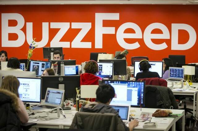 BuzzFeed新闻网来源：路透社