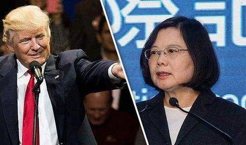 蔡英文此前受访曾一度暗指“美国是台湾棋子，她自己是棋手”。岛内学者强烈要求其赶紧发推特并@特朗普。