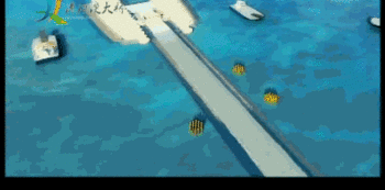人工岛建造模拟图视频来源：港珠澳大桥管理局网站