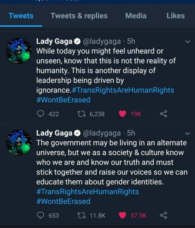 LadyGaga再次为LGBT群体发声