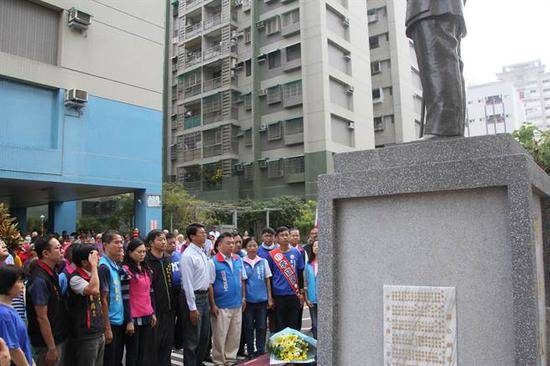 国民党在台南纪念光复节（图片来源：台湾《联合报》）