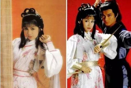 翁美玲1983《射雕英雄传》饰黄蓉。来源：金鹰网