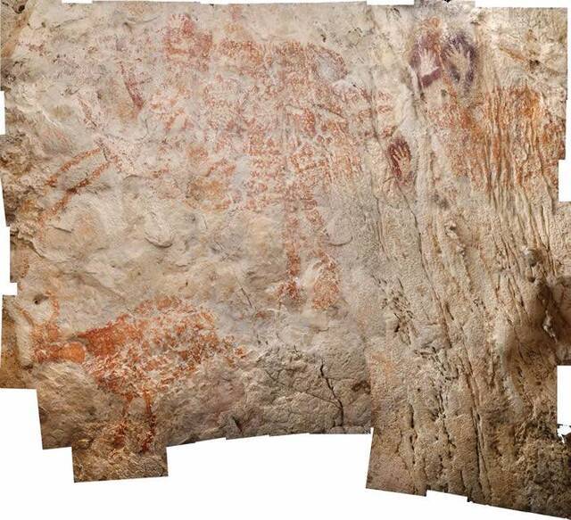 印度尼西亚加里曼丹发现4万年前岩画目前所知最古老具象艺术品