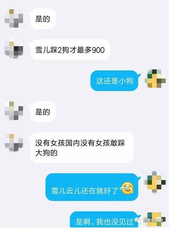 ▲一名幕后推手向记者介绍订制虐杀动物视频的价格。网页截图