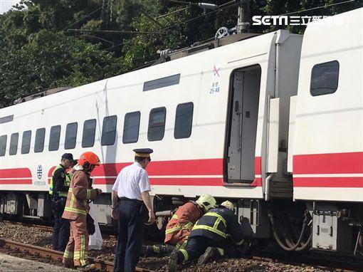 一名老汉遭台铁普悠玛列车碾过死亡（图片来源：台湾“三立新闻网”）