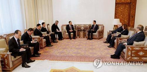 叙利亚总统4日会见朝鲜外相（韩联社）