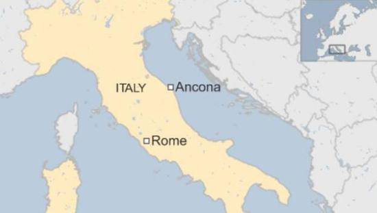 意大利一夜店发生踩踏事故，已致6死超100人伤。（图源：BBC）