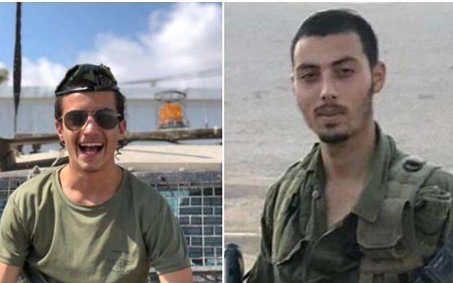 丧生的两名以军士兵/图自《以色列时报》
