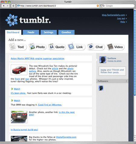 Tumblr2.0版本