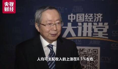 中国经济体制改革研究会会长彭森央视视频截图