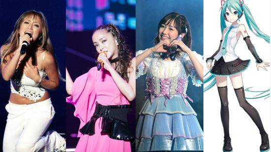 日本的女歌手们。图/视觉中国