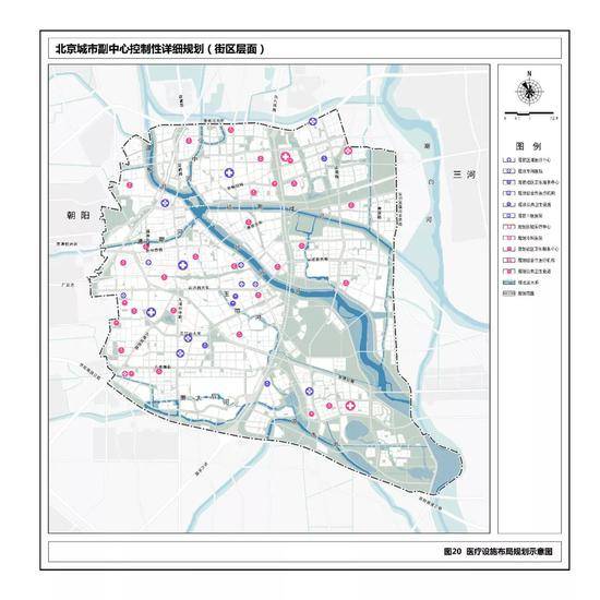 医疗设施布局规划示意图