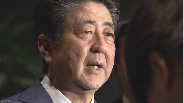 日本首相安倍晋三（图源：NHK电视台）