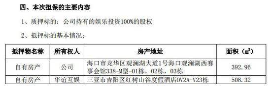 图片来源：华谊兄弟公司公告