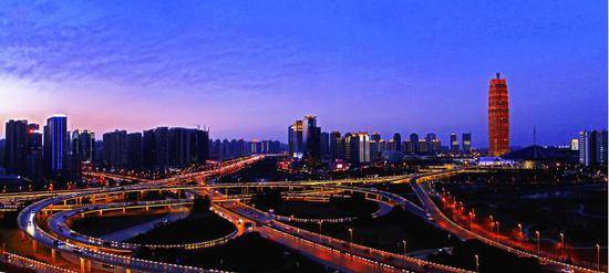 郑州夜景（图片来源：摄图网）