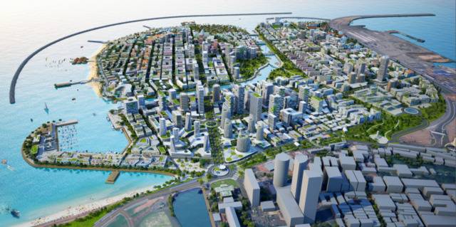 港口城规划图图源：中国港湾科伦坡港口城有限责任公司