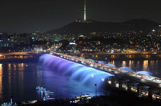 首尔汉江夜景