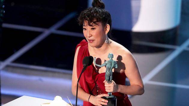 吴珊卓凭借《杀死伊芙》拿下剧情类剧集最佳女演员奖。图:视觉中国