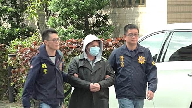 李姓嫌犯被捕（图片来源：台湾“中时电子报”）