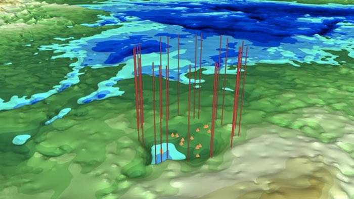 美国《地球物理研究通讯》杂志：格陵兰岛西北部冰盖下发现第2个巨大陨石撞击坑