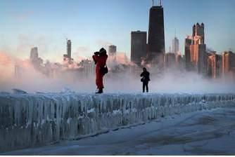 图片说明：美国暴雪，部分地区最低温度低于南极。