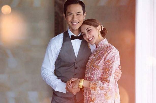 郑嘉颖与陈凯琳上年八月于巴厘岛结婚
