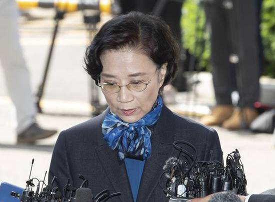 韩国大韩航空会长夫人李明姬（图片来源：法新社）