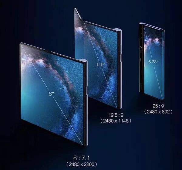 华为首款5G折叠屏手机HUAWEIMateX24日发布。