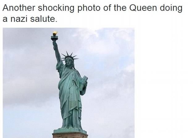 美国自由神像也成为恶搞对象