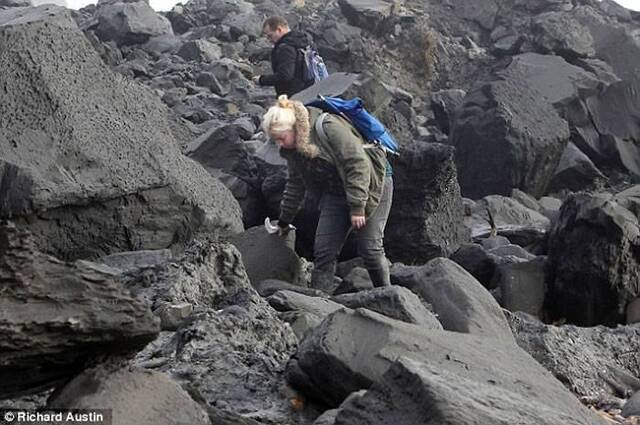 大量史前化石被冲上海岸，在当地掀起一股“淘化石热”。