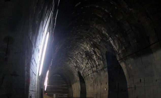隧道的辐射水平不寻常地高
