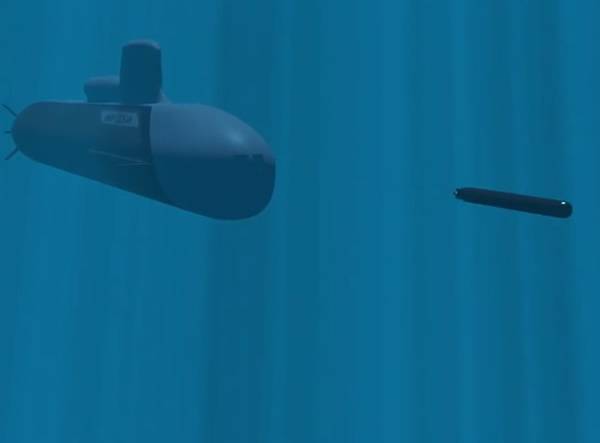 SMX-Ocean发射鱼雷的构想图