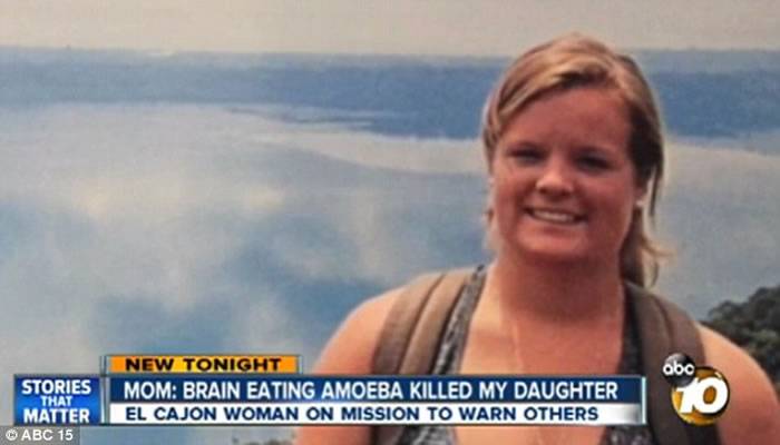美国加州24岁女子到科罗拉多河游泳庆祝生日被食脑变形虫入侵癫痫发作死亡