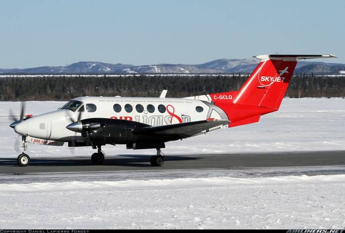 被撞客机为SkyjetAviation航空公司的内陆机。图为一架该公司的客机。