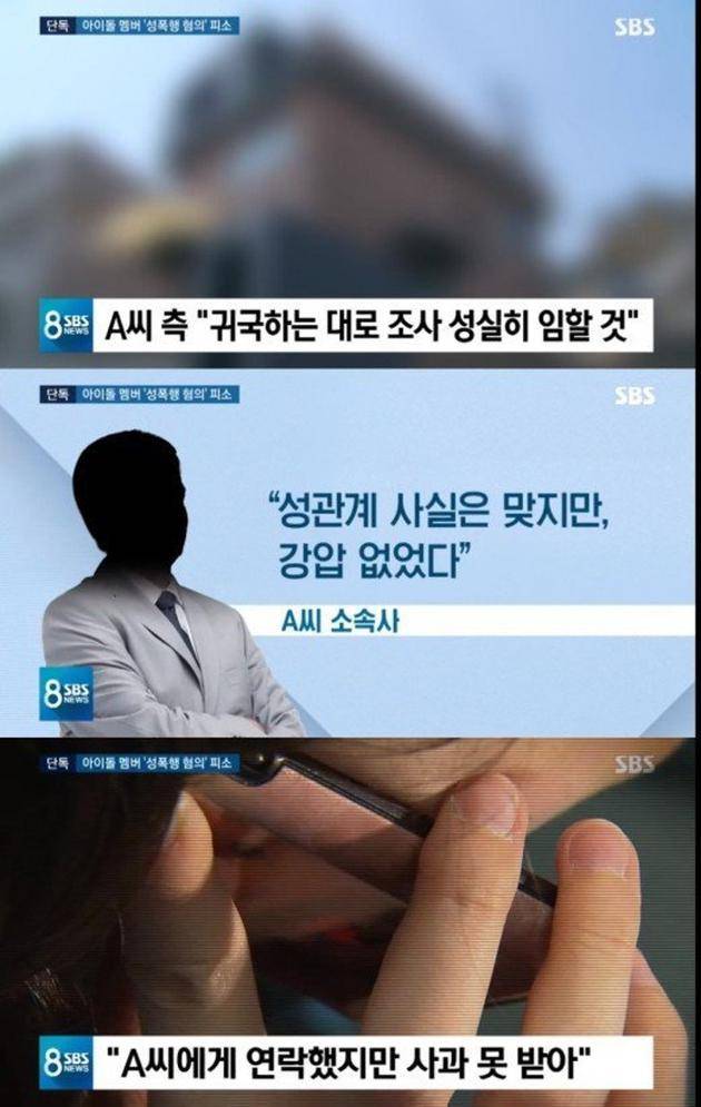 某韩国偶像男团成员涉性侵案被起诉。