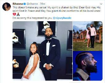 NipseyHussle遭遇枪击不幸遇难