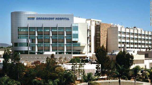 （Sharp Grossmont Hospital。图源：CNN）