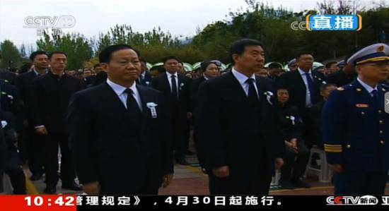 王勇代表党中央国务院参加西昌市举行的悼念活动