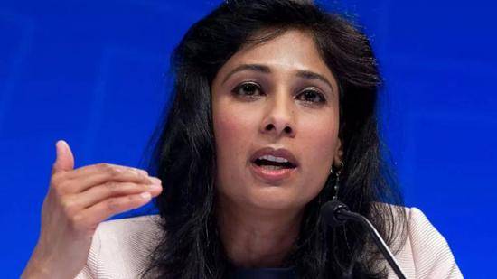 图 via AP；IMF首席经济学家Gita Gopinath