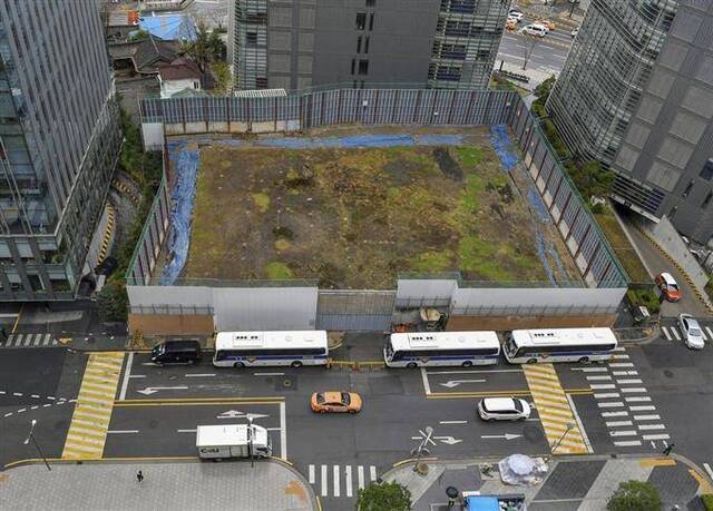 日本希望重建大使馆的空地（日本产经新闻网）