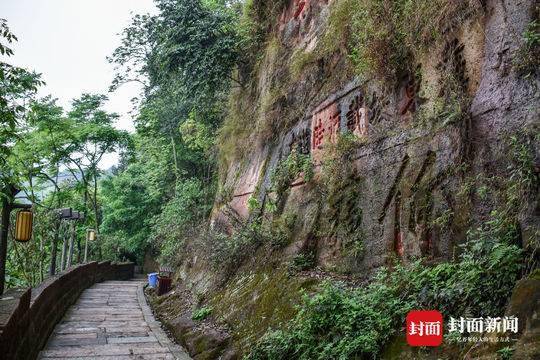 “苏东坡载酒时游处”石刻