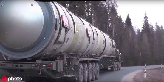 此前俄罗斯公布的RS-28“萨尔马特”洲际弹道导弹（图源：东风IC）