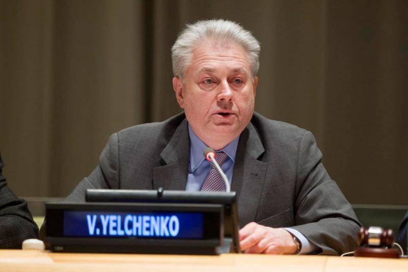 资料图：乌克兰常驻联合国代表叶利琴科