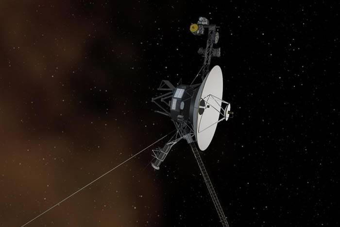 航海家（Voyager）1号进入星际空间的想像图。美国航太总署（NASA）的这艘探测器在2012年正式进入星际空间。ILLUSTRATIONBYNASA,