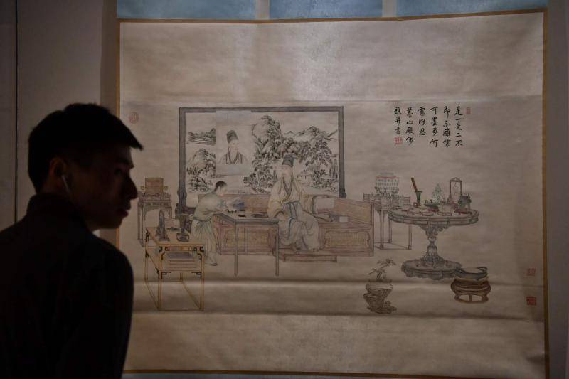 “是一是二”图轴登场，乾隆朝君臣书画特展故宫开展